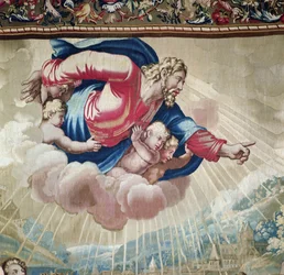 Tapestry Depicting the Acts of the Apostles, the Conversion of Saint Paul (detail)
